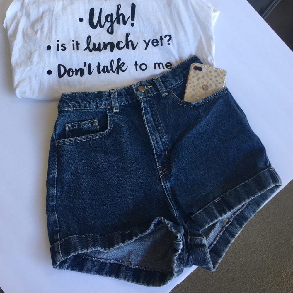 American Apparel Vintage like High Waisted shorts